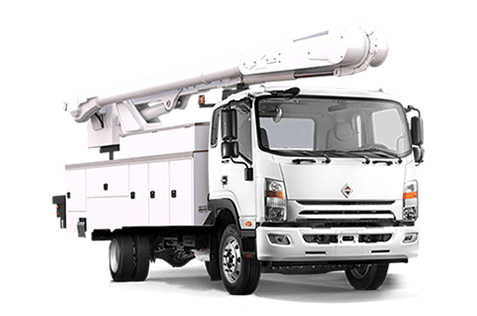 camion ligero con brazo articulado y canastilla