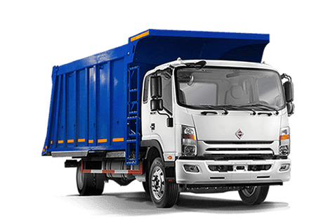 camion ligero con plataforma construccion